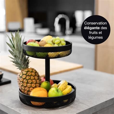 Moritz Moritz Pr Sentoir Fruits Noir M Tal Plat Fruits Moderne