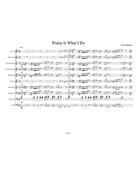 Praise Is What I Do William Murphy Sheet Music For Trombone Euphonium Tuba Mellophone