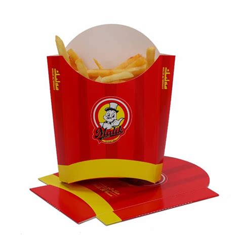 Custom Kraft Paper French Fries Box Huacang Packaging Company