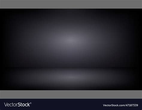 Black studio background abstract Royalty Free Vector Image