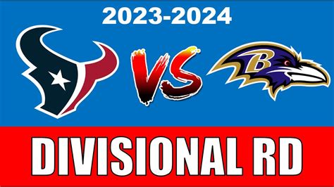 Houston Texans Vs Baltimore Ravens Divisional Round Predictions Youtube