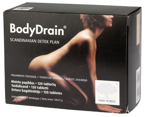 NEW NORDIC Bodydrain tabletes 120 gab Piegāde visā Latvijā Mēness