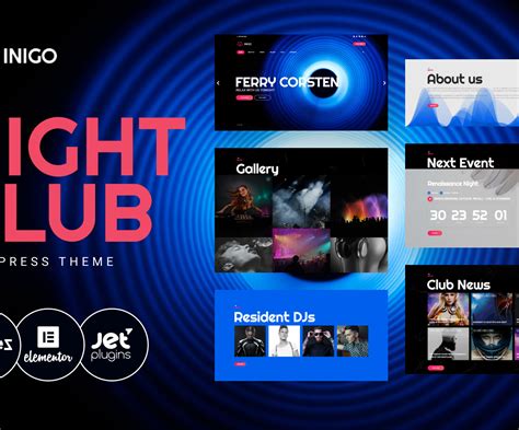 Nightclub WordPress Theme