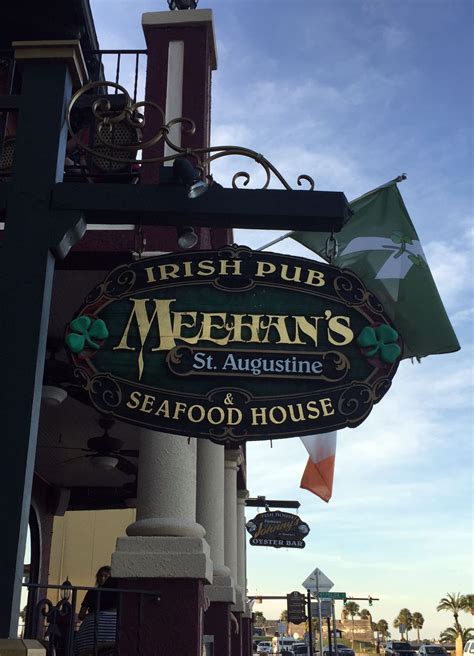 When You Are In St Augustine Fl Head To Meehans Irish Pub Irish