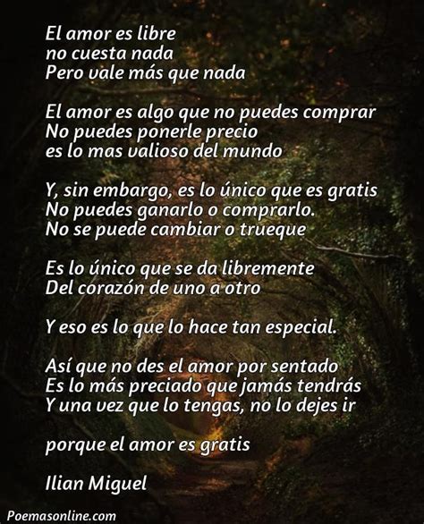 5 Poemas Sobre Amor Libre Poemas Online