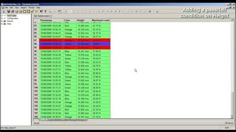 How To Use The Nexygenplus Material Testing Software Statistical