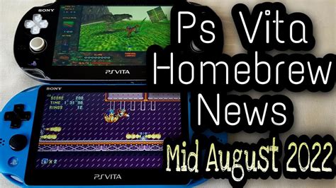 Ps Vita Homebrew News Mid August Youtube