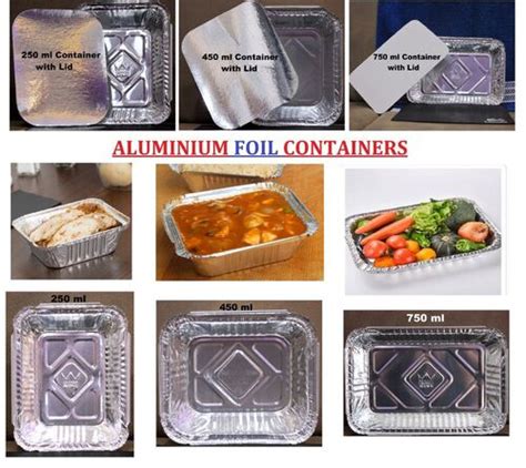 Ml Disposable Aluminium Foil Containers With Lid At Best Price