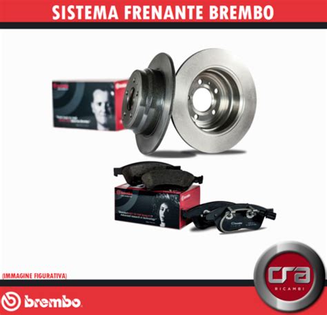 KIT DISCHI FRENO PASTIGLIE BREMBO FIAT STILO 1 9 JTD 59 74 85 88 KW