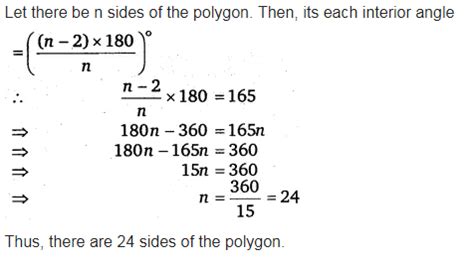 How many sides does a regular polygon have if each of its interior ...