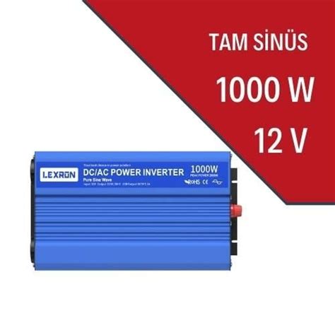 LEXRON 1000W 12V TAM SİNÜS İNVERTER ITS1000L