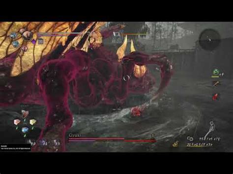 Nioh 2 仁王 2 Gyuki 牛鬼 SotD DotN Stone of Penance 9 No Damage Axe