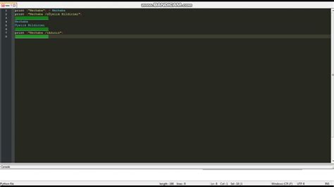 Python Dersleri 1 Print Komutu ile Ekrana yazı çıkarma Format