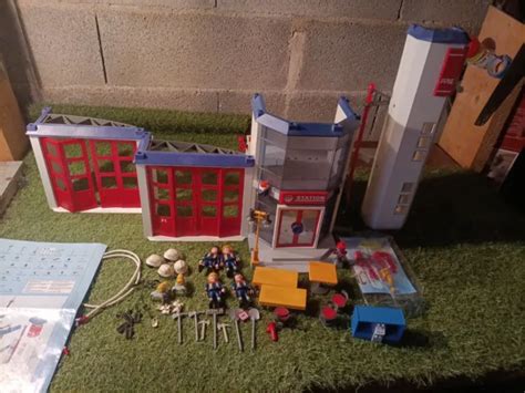 Playmobil Lot Caserne Pompiers Pompiers Accessoires Eur