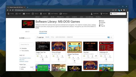 How to play MS-DOS games online