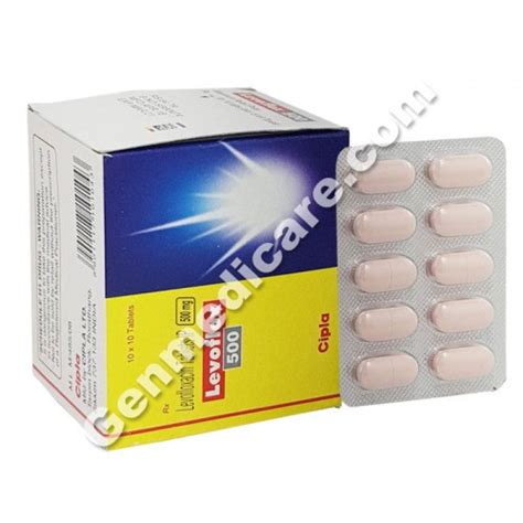 ⭐Buy Levoflox 500 mg Tablet (Levofloxacin) | GenMedicare.com