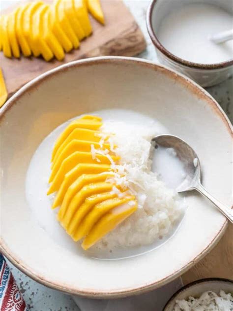 Coconut Sticky Rice With Mango - Kitchen Confidante®