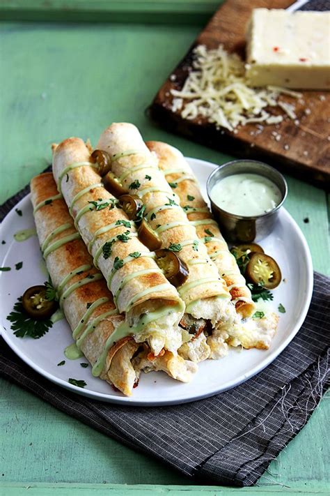 Slow Cooker Jalape O Popper Chicken Taquitos Summer Slow Cooker Recipes