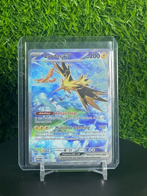 Zapdos Ex Special Illustration Rare English Pokemon Pack