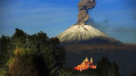 Popocatépetl In Mexico Has Erupted Active Volcano Near Mexican City Of