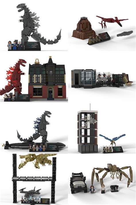 Custom Godzilla King of the Monsters LEGO sets I made (we should get official ones) : r/GODZILLA