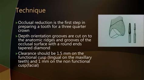 Partial veneer crown preparations | PPT