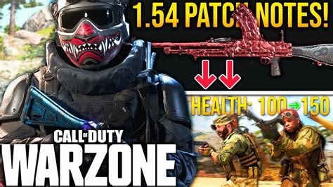 Warzone Surprise Update Patch Notes Bren Nerf Health Changes