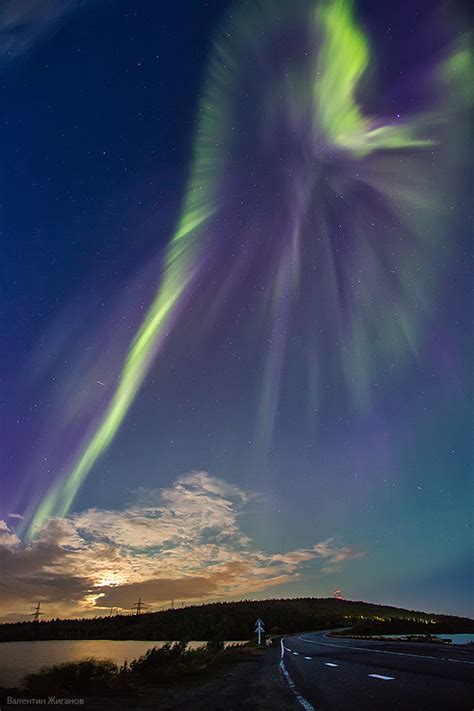 Northern lights in the sky over Murmansk region · Russia Travel Blog