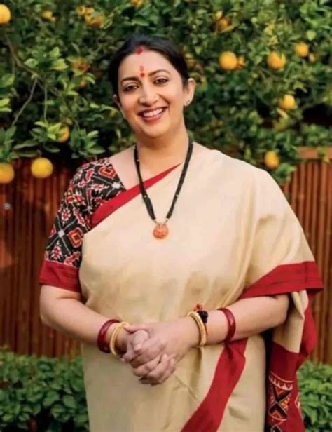 Smriti Irani Biography In English Indian Politician And Former Actress