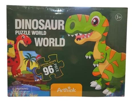 Puzzle Infantil Dinosaurios Piezas Ronda Mercadolibre