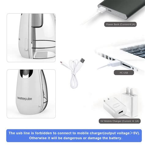 Waterpulse V500 Portable Oral Irrigator White