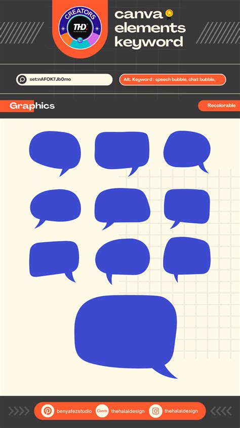 Canva Speech Bubbles Chat Elements Artofit