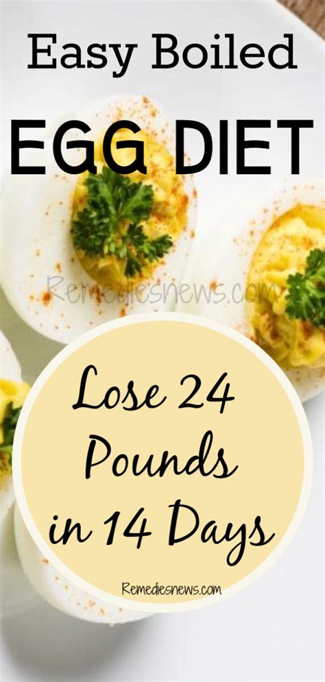 Easy Boiled Egg Diet Plan Lose 24 Pounds In 2 Weeks