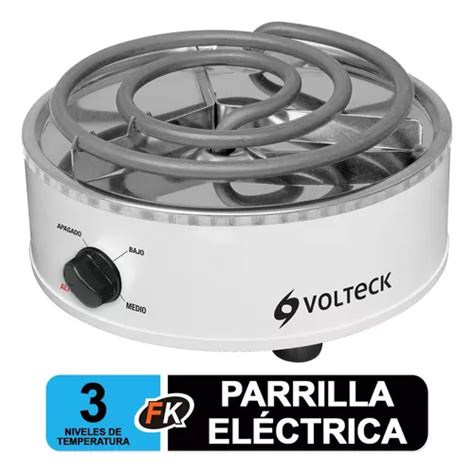 Parrilla El Ctrica Volteck Pael R Blanca V