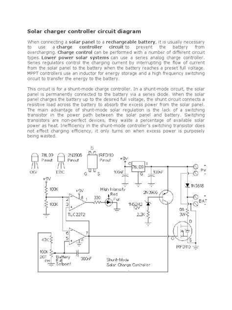 Solar Charger Controller Circuit Diagram Pdf Electrical Network Electronic Circuits