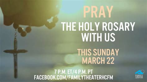 Pray the Sunday Rosary on Facebook Live – FranciscanMom