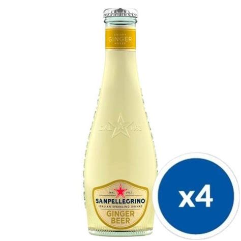 San Pellegrino Gingerbeer 200 ml Napój Szkło x4