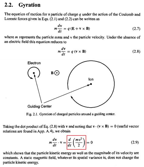 Electromagnetism Motion Of A Charged Particle In A Magnetic Field