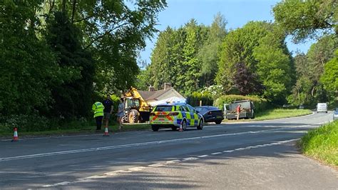 A38 Crash Leaves Road Partially Blocked Wellington Uk