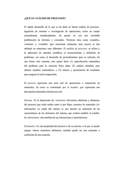 An Lisis Y Simulaci N De Procesos Himmelblau D Pdf