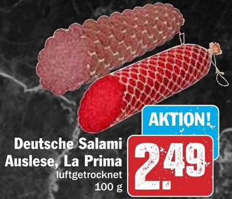 Deutsche Salami Auslese La Prima G Angebot Bei Hit