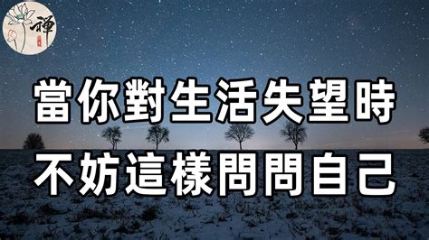 當你對生活感到失望，覺得未來沒有什麼希望的時候，不妨點開看一看，能讓你舒服很多 佛禪 Youtube