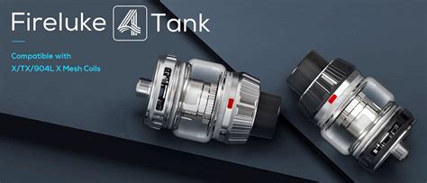 Freemax Fireluke 4 Tank DTL Sub Ohm Vaping Tank Vape UK