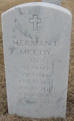 Herman Louis Mac Mccoy Homenaje De Find A Grave