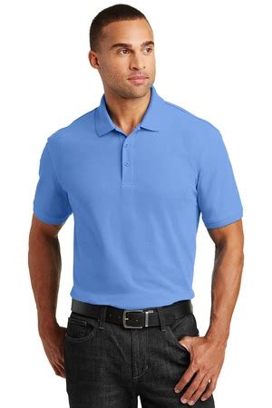 Port Authority White Polo Shirt Mens