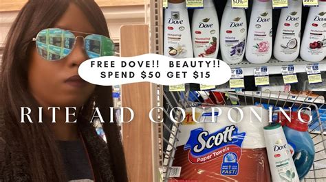 Rite Aid Couponing 08 06 08 12 FREE Dove FREE Beauty Spend 50