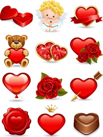 Valentine's Day Printable Stickers | Free Printable Papercraft Templates