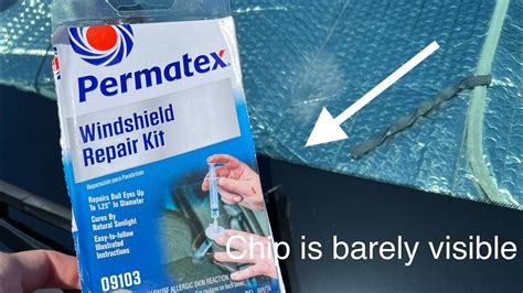 How To Guide Permatex Windshield Repair Kit Time Lapse YouTube