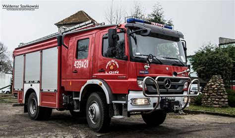 439 F 21 GBA 2 5 16 Mercedes Benz Atego 1329 Moto Truck OSP Lgiń