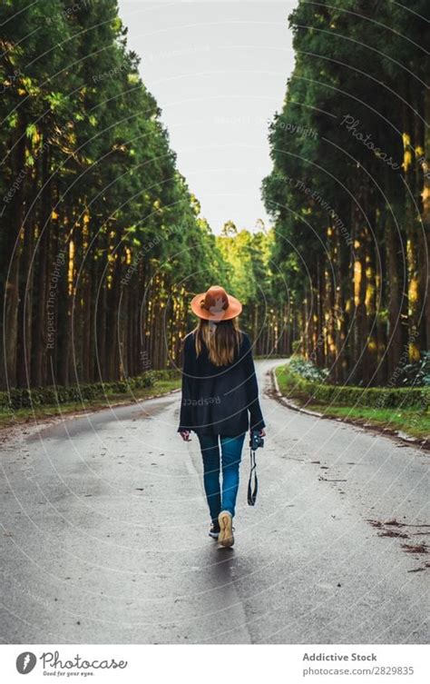 Woman With Map In Woods A Royalty Free Stock Photo From Photocase